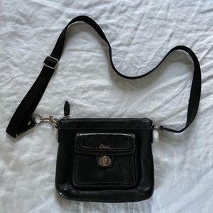 Coach Small Black Leather Crossbody